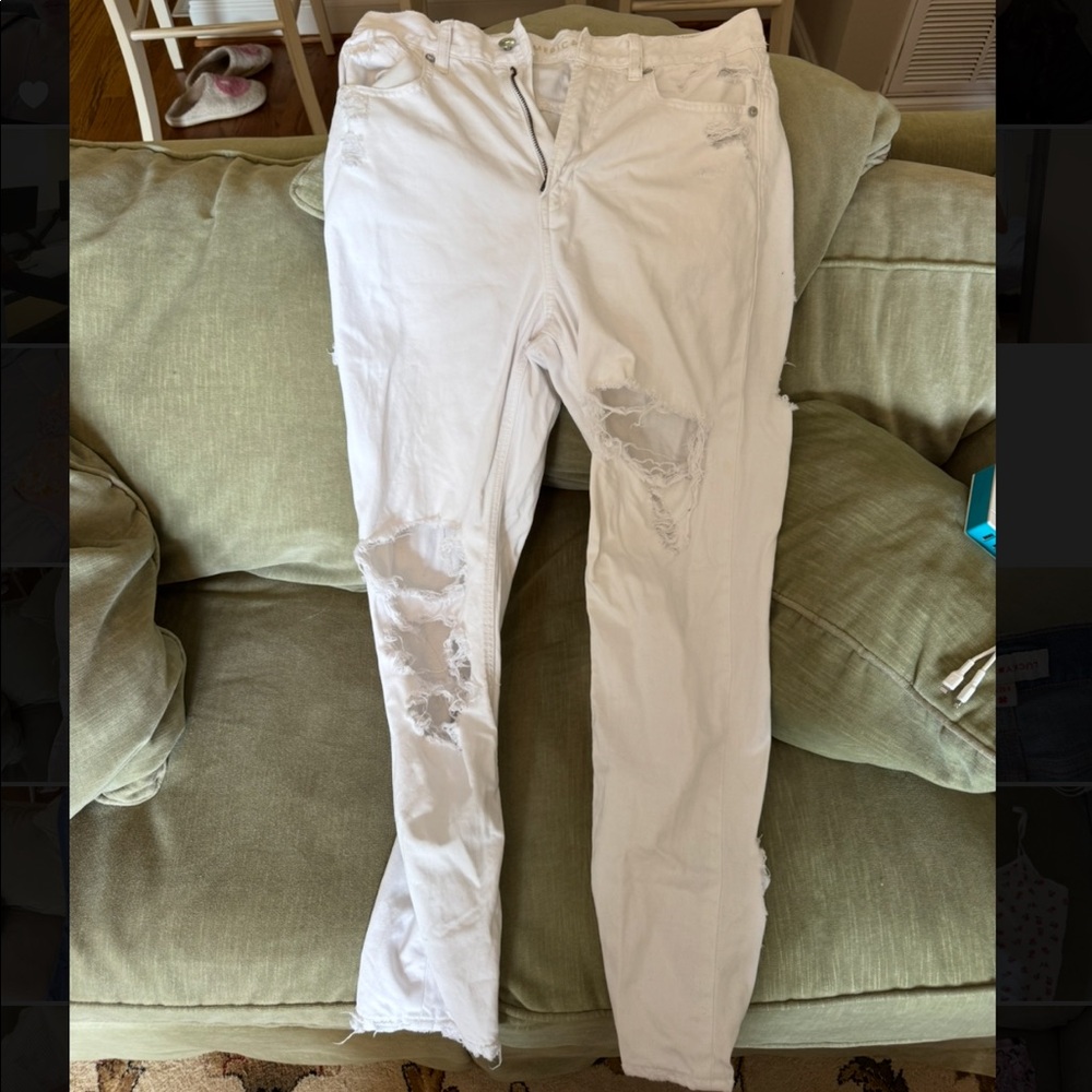 White jeans